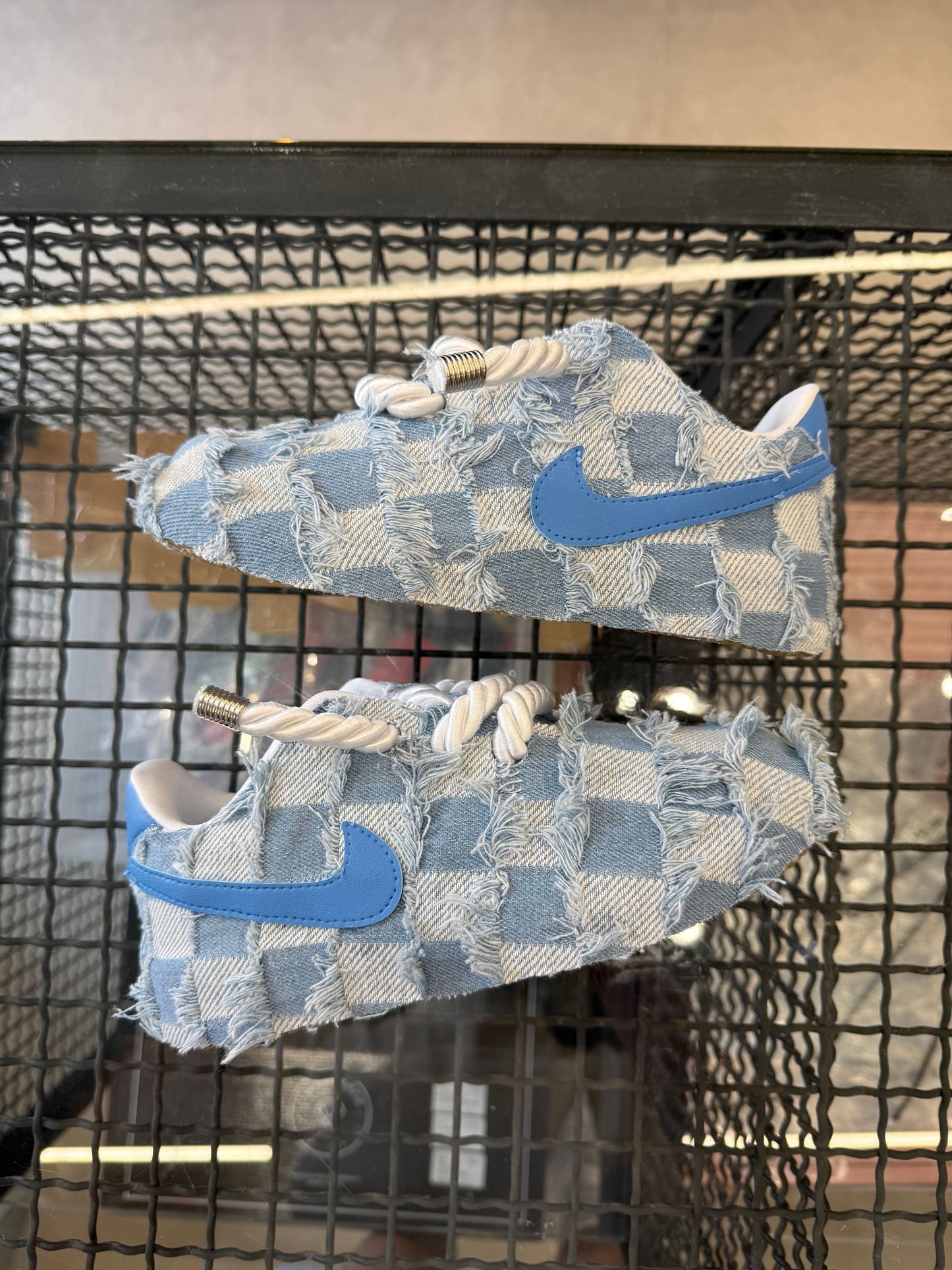 nike Air Force one denim cielo - Scarpe - nike