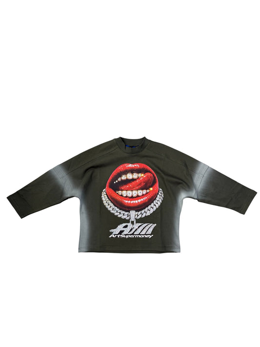 SMJTS05136 MAGLIA VERDE MILITARE - maglia - artsupermoney