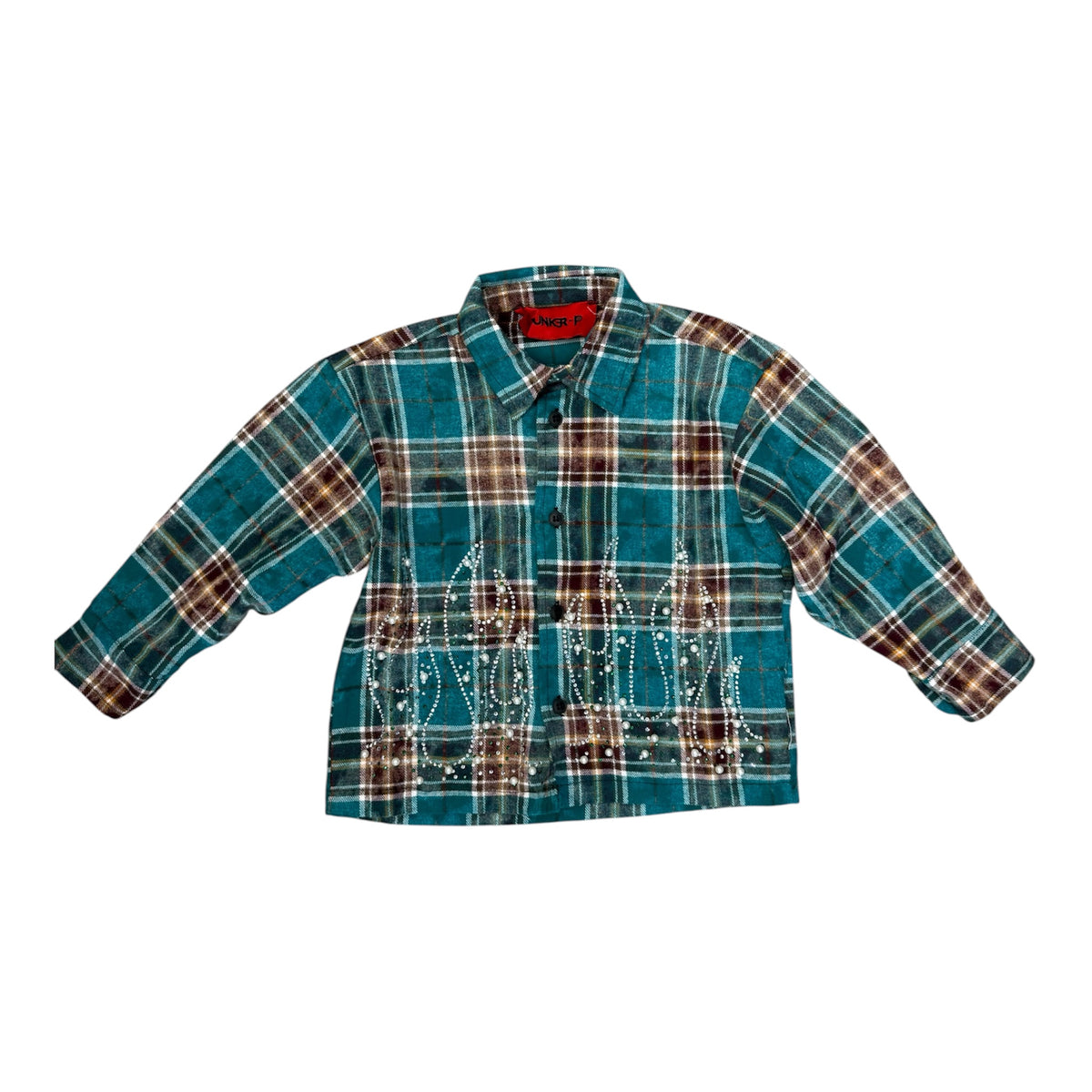257BM QUADRI MORO - camicia - BUNKER