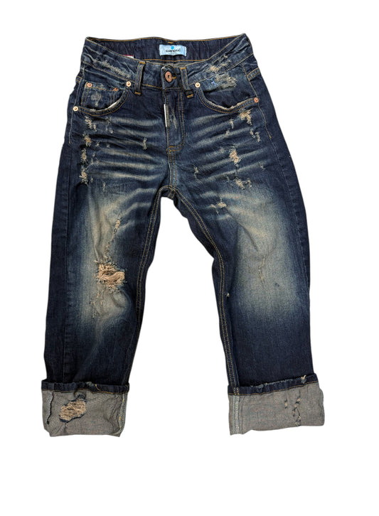 cb baggycarbon fade - jeans - cianotic