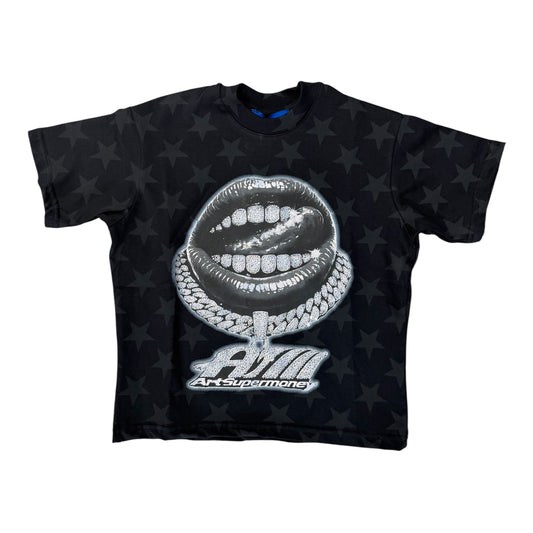 SMJTS04976 BLACK - t shirt - artsupermoney