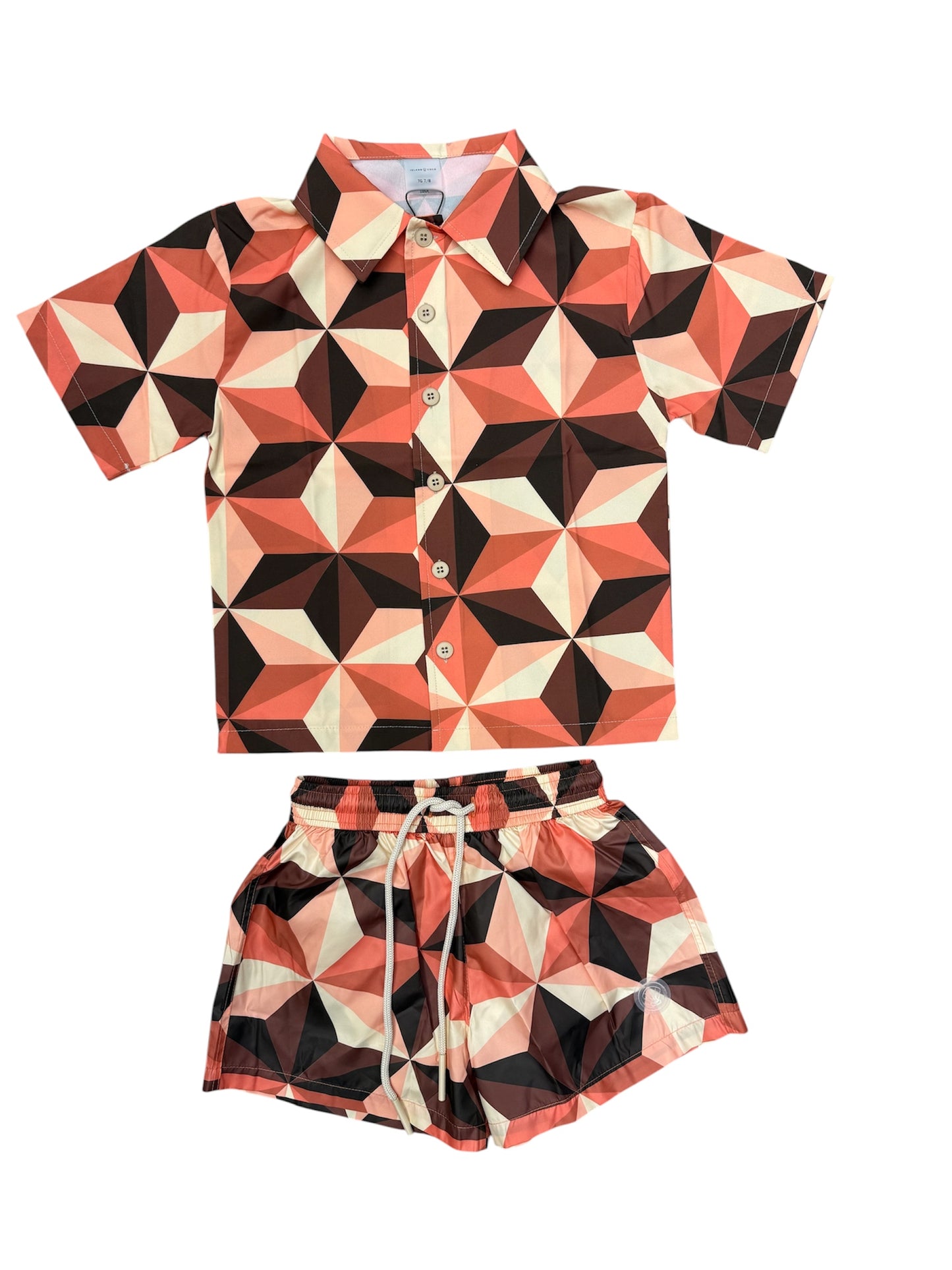 icj quadri salmone - completo - island coco